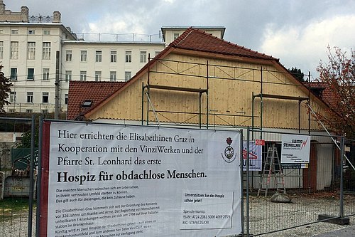 VinziDorf Hospiz Baustelle